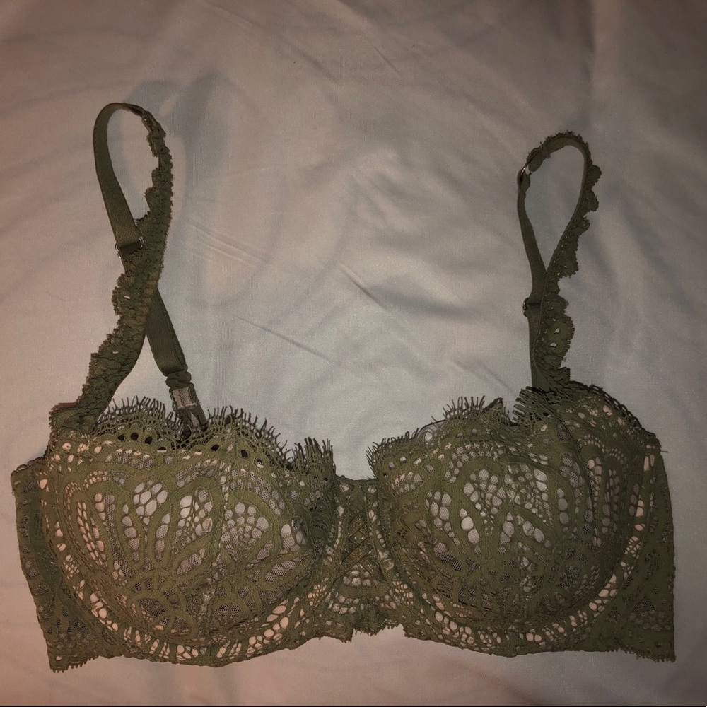 Dream Angels Olive Green Wicked Bra